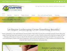 Tablet Screenshot of empirelandscaping.org